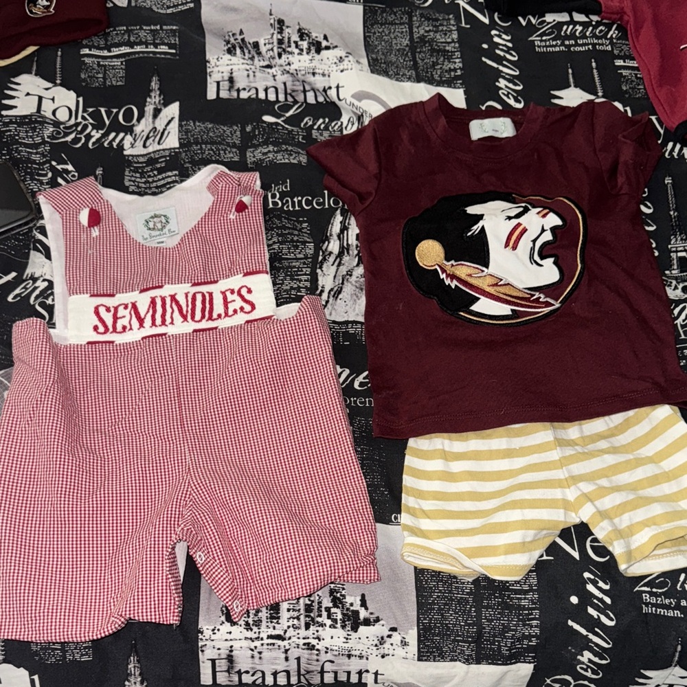 Florida State Seminoles Baby Outfit lot 18/24m